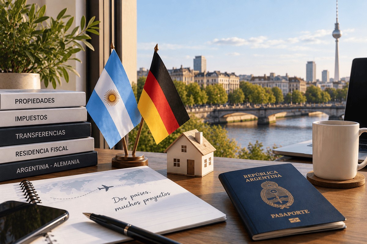 argentinos en Alemania impuestos Argentina vender propiedad en Argentina y transferir a Alemania