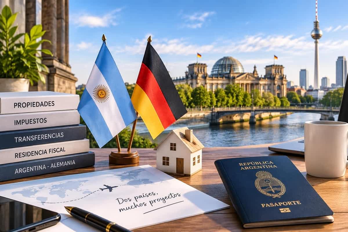 argentinos en Alemania impuestos Argentina